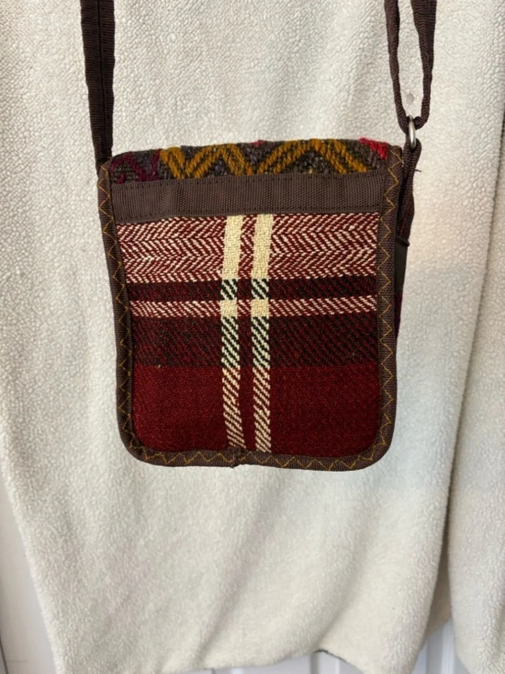 Bohemian Patterned Crossbody Mini Bag in Multicolor - Picture 5 of 13